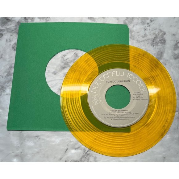 Tuxedo Junction Moonlight Serenade / Volga Boatman 1978 Disco Funk Yellow Vinyl - Picture 5 of 6